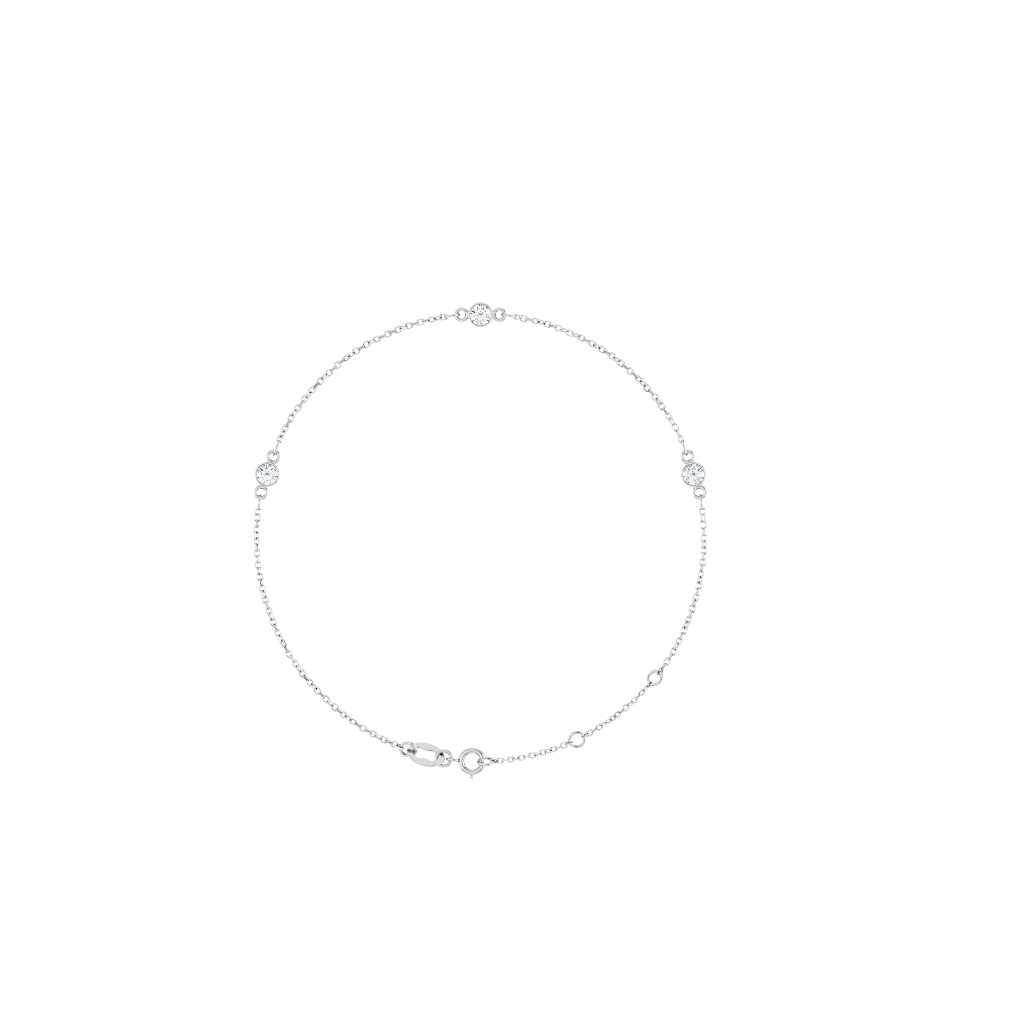 Trio Delicate Diamond Bracelet