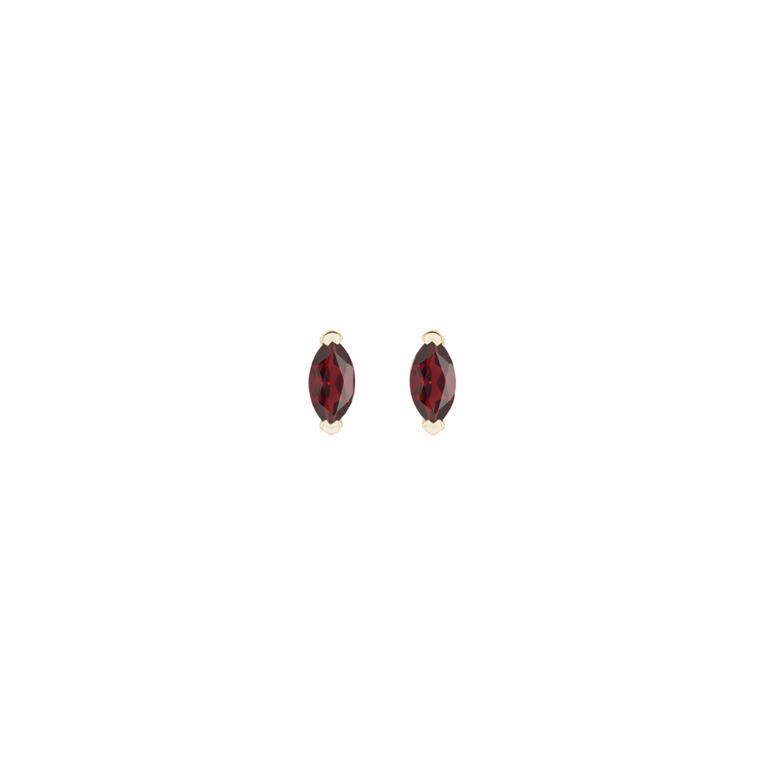 Soaraya Garnet Studs - MILANA JEWELRY 