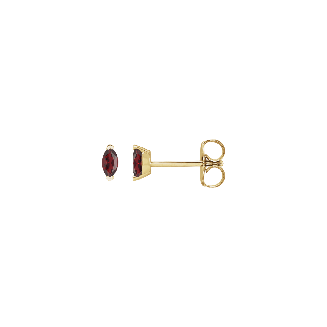 Soaraya Garnet Studs - MILANA JEWELRY 