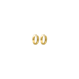 14k Gold Everyday Dainty Huggie Hoops