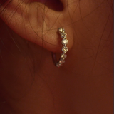 Diamond Hoop Earrings