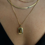 Dainty Box Chain Necklace