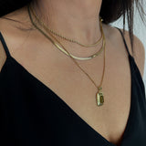 14k Gold Elysian Dainty Rope Chain Necklace