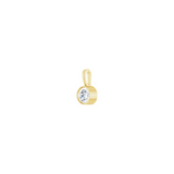 Diamond Bezel-Set Solitaire Pendant