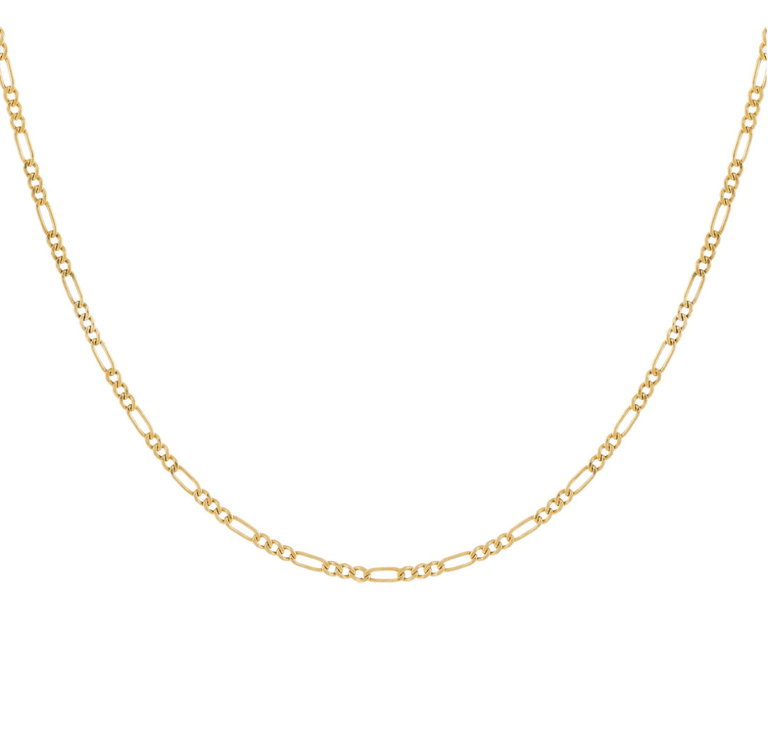 Celine Flat Figaro Necklace Chain - MILANA JEWELRY 